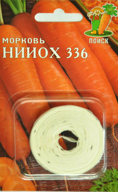 Морковь НИИОХ 336 лента 8м,Ср.(Поиск)