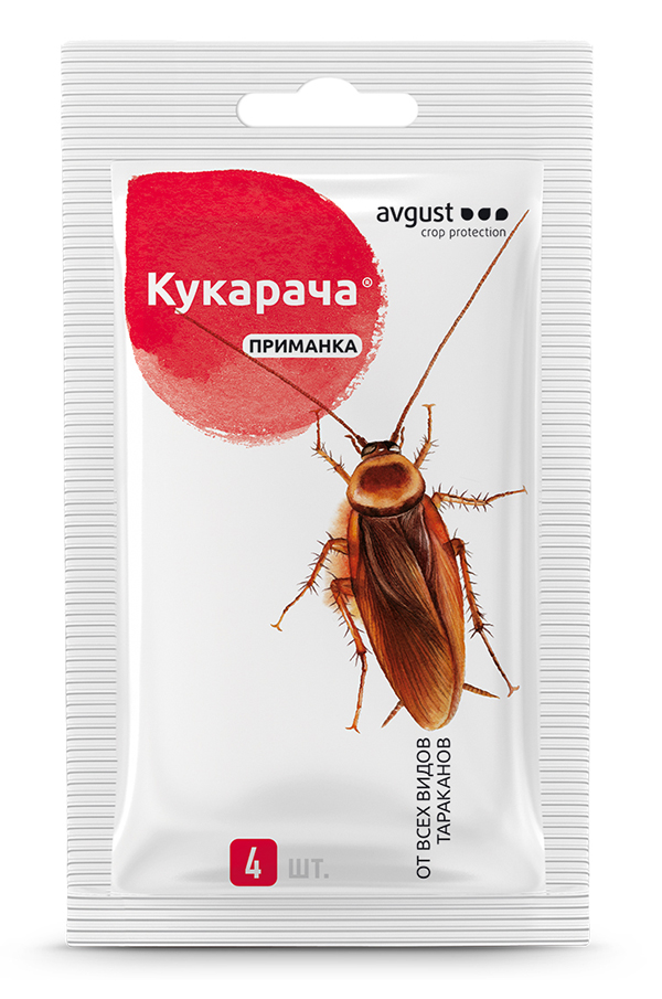 Кукарача приманка от всех видов тараканов 4шт*1,5 г пакет (50)