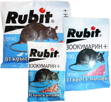 Зоокумарин Рубит+зерновая смесь 400г пакет (25)