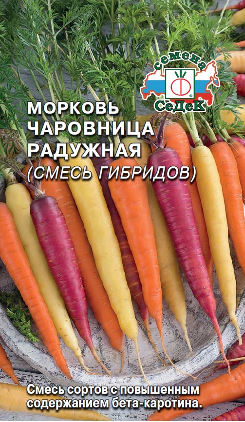 Морковь Чаровница Радужная (Седек)