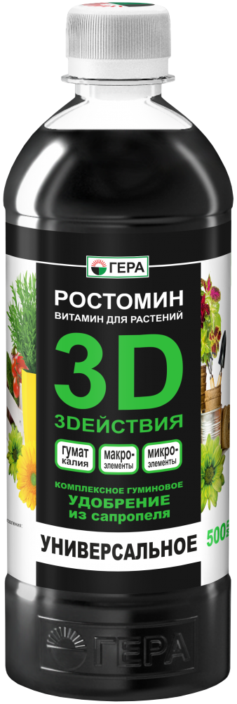ЖКУ с гуматом калия 3D Универсальное  0,5л