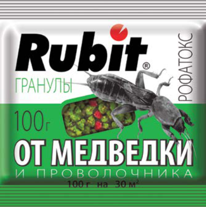 Рофатокс Рубит гранулы от медведки и проволочника 100гр (50)