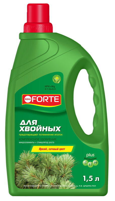 Bona Forte ЖКУ открытого грунта для хвойных растений  1,5л (4)