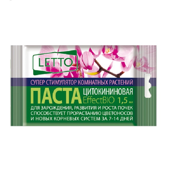 Цитокининовая паста ЛЕТТО для орхидей и комнатных цветов 1,5мл (50)