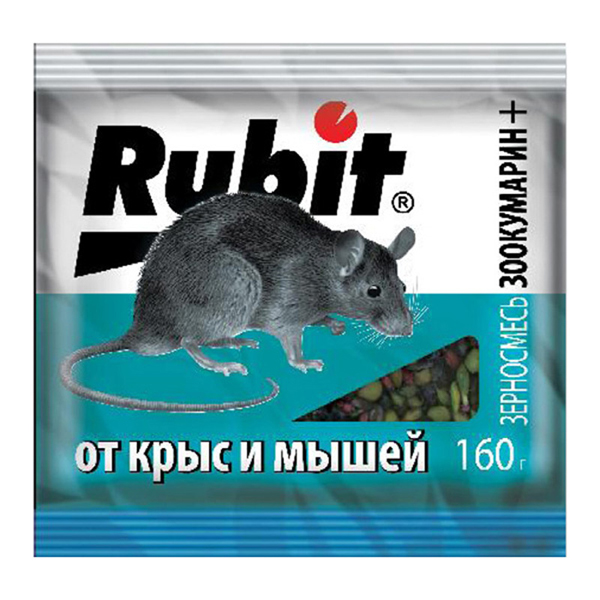 Зоокумарин Рубит+зерновая смесь 160г (30)