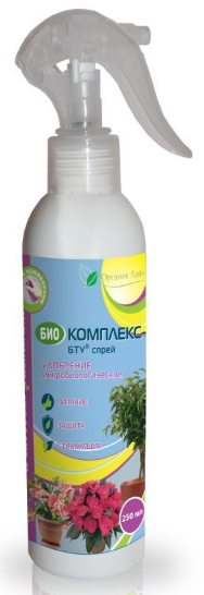 Препарат Биокомплекс-БТУ (для комнатных и садовых растений), спрей 2 Марка, 250мл